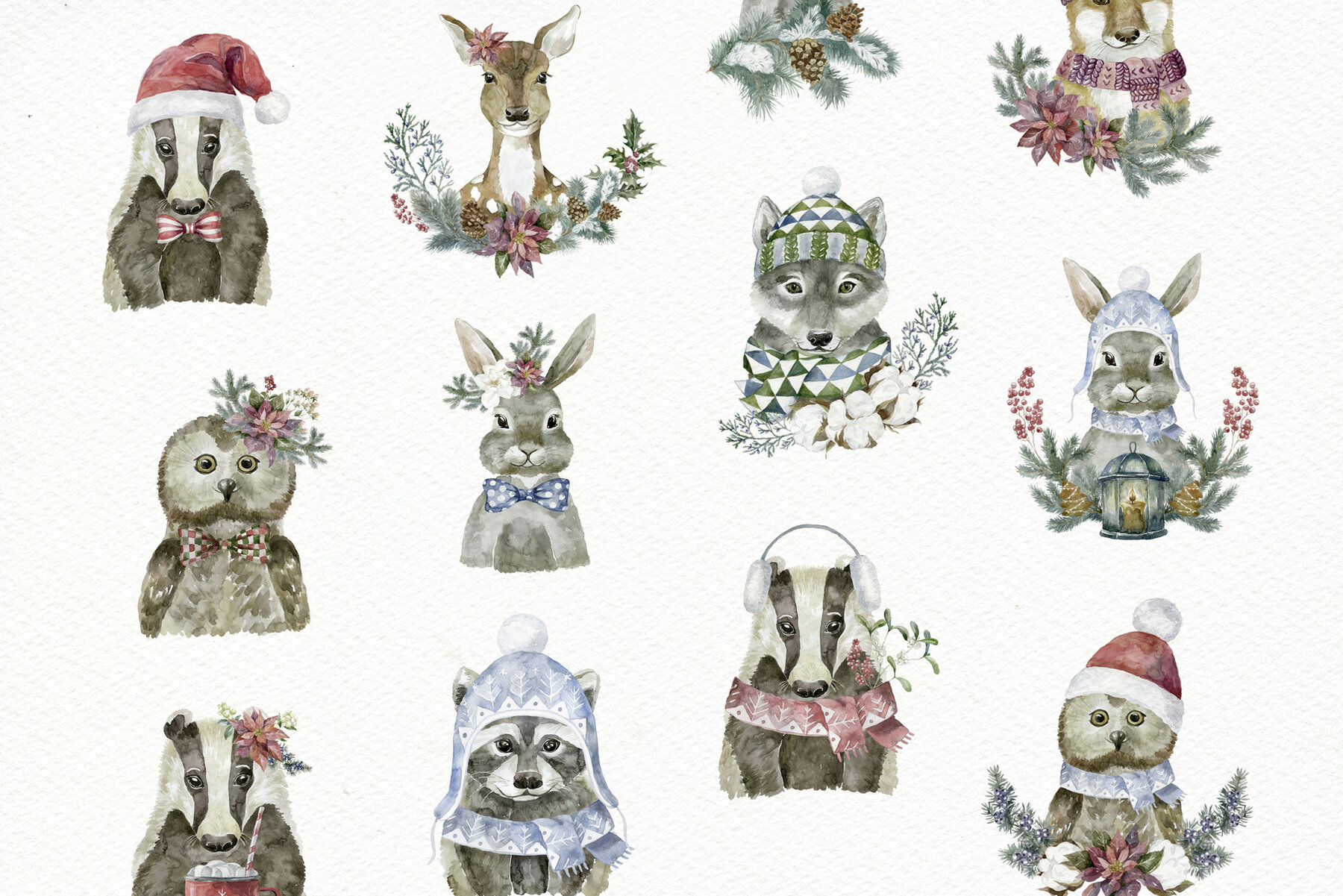 Forest Animals Character Creator Christmas 19