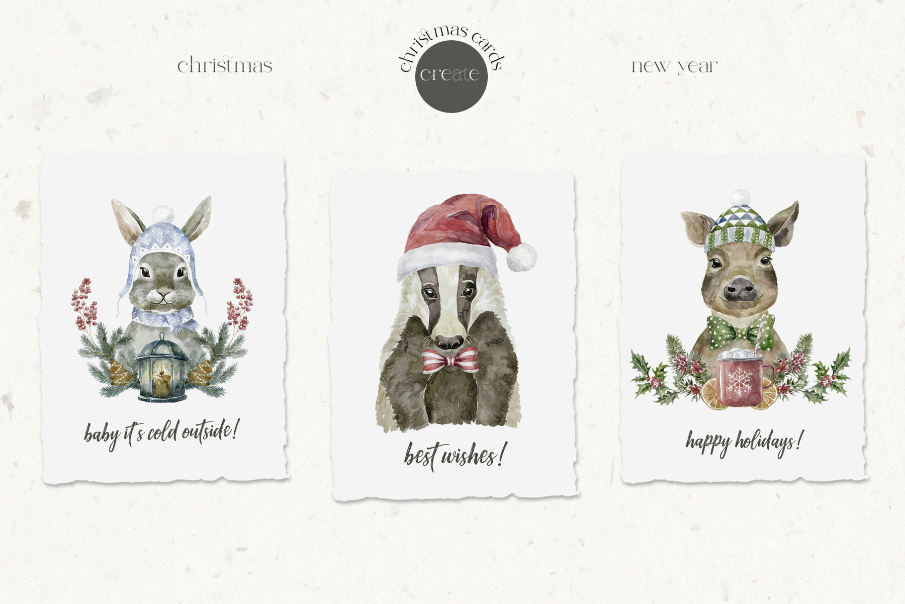 Forest Animals Character Creator Christmas 21