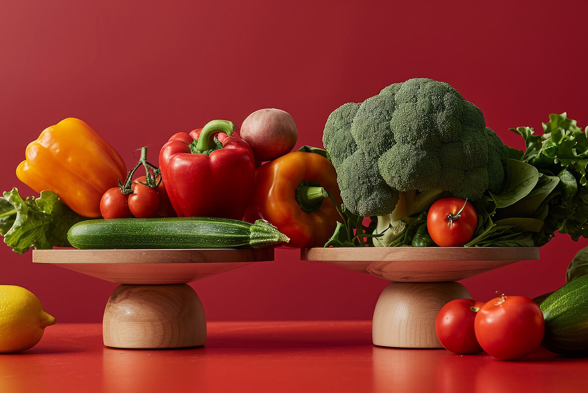 Balancing fruits vegetables and berries 17