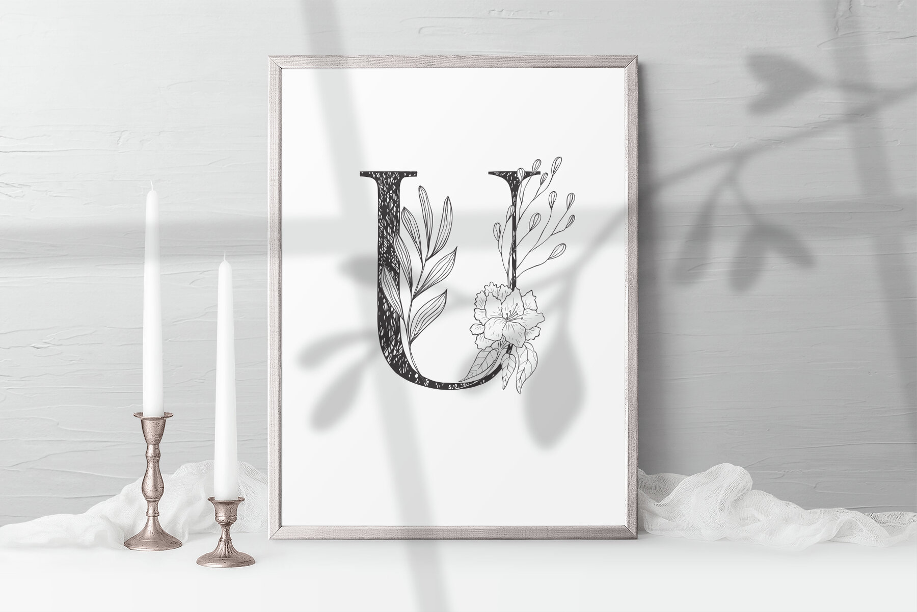 Botanical Alphabet and Monograms 5