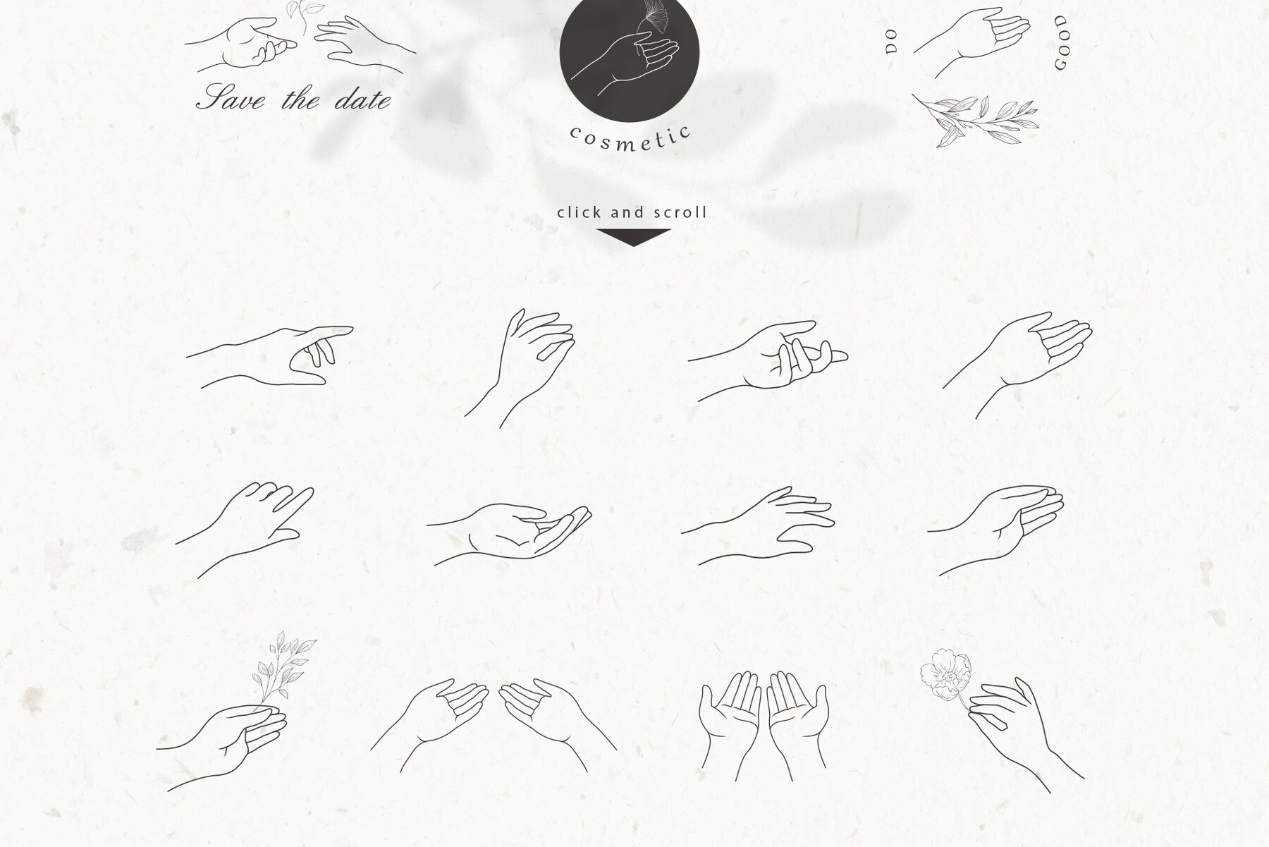 Botanical Alphabet and Monograms 12