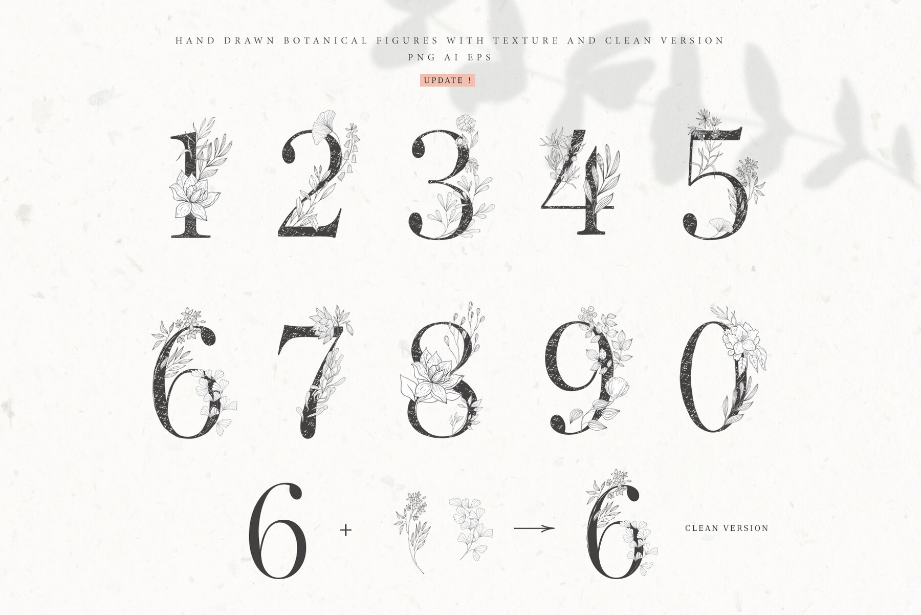 Botanical Alphabet and Monograms 17