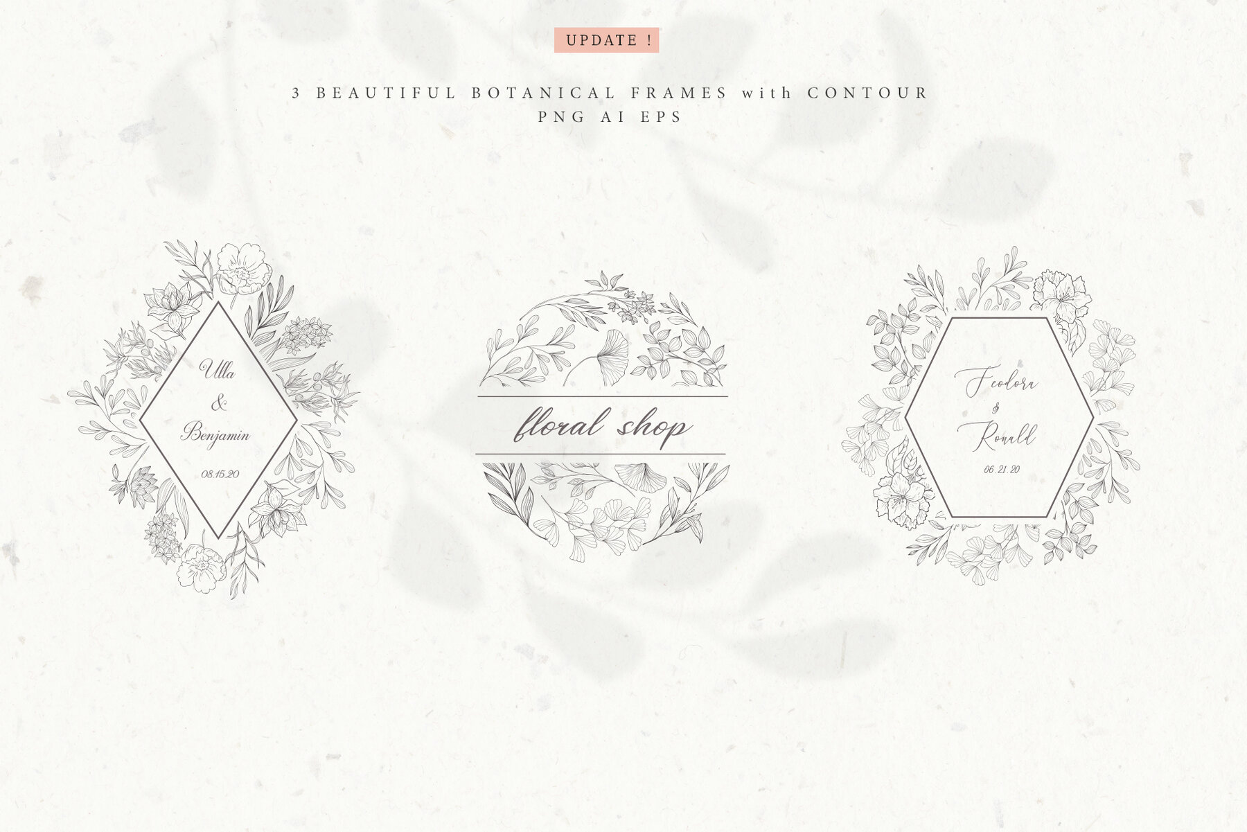 Botanical Alphabet and Monograms 18