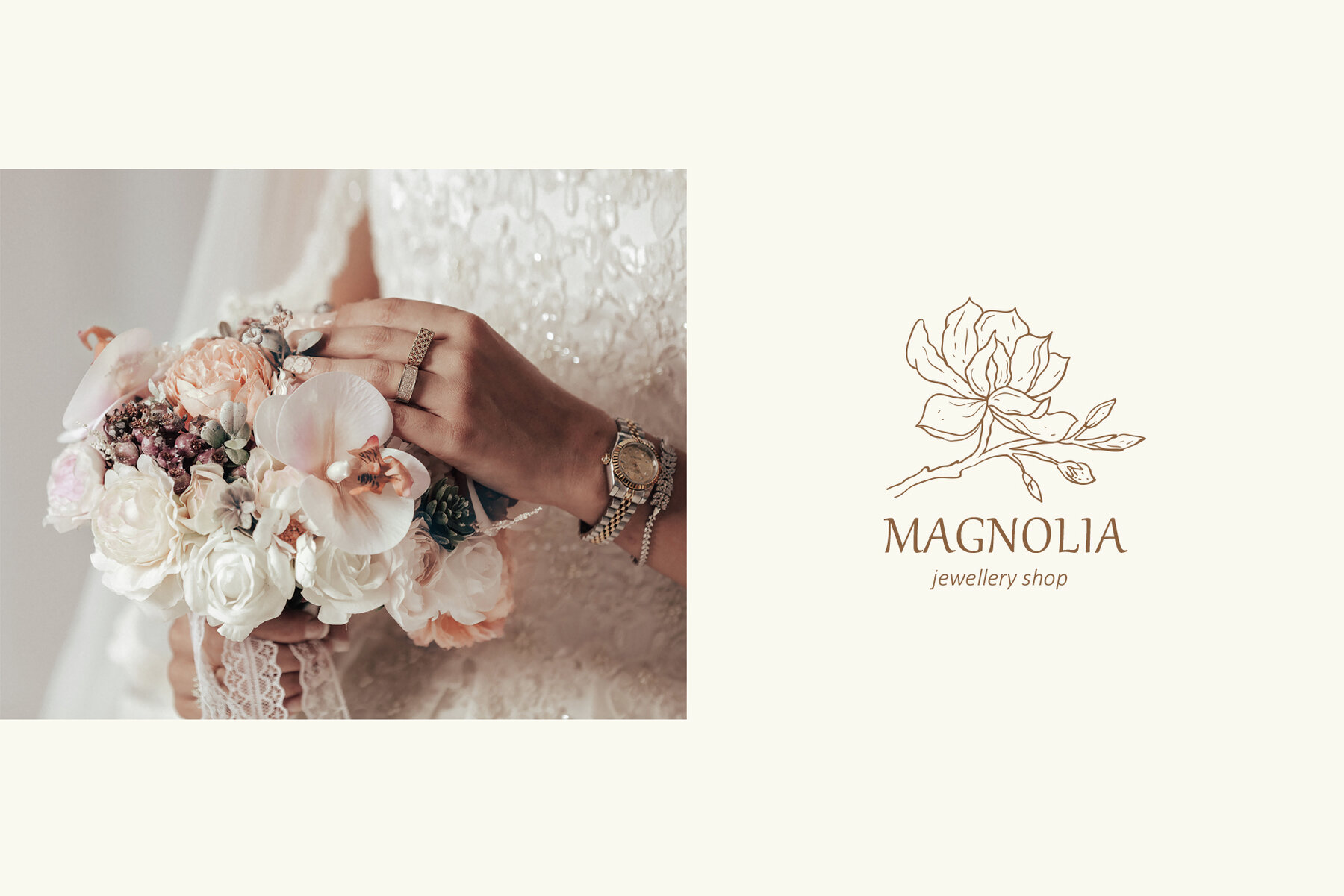 Birth Flowers Trendy Plants Logos Vector Illustrations 18