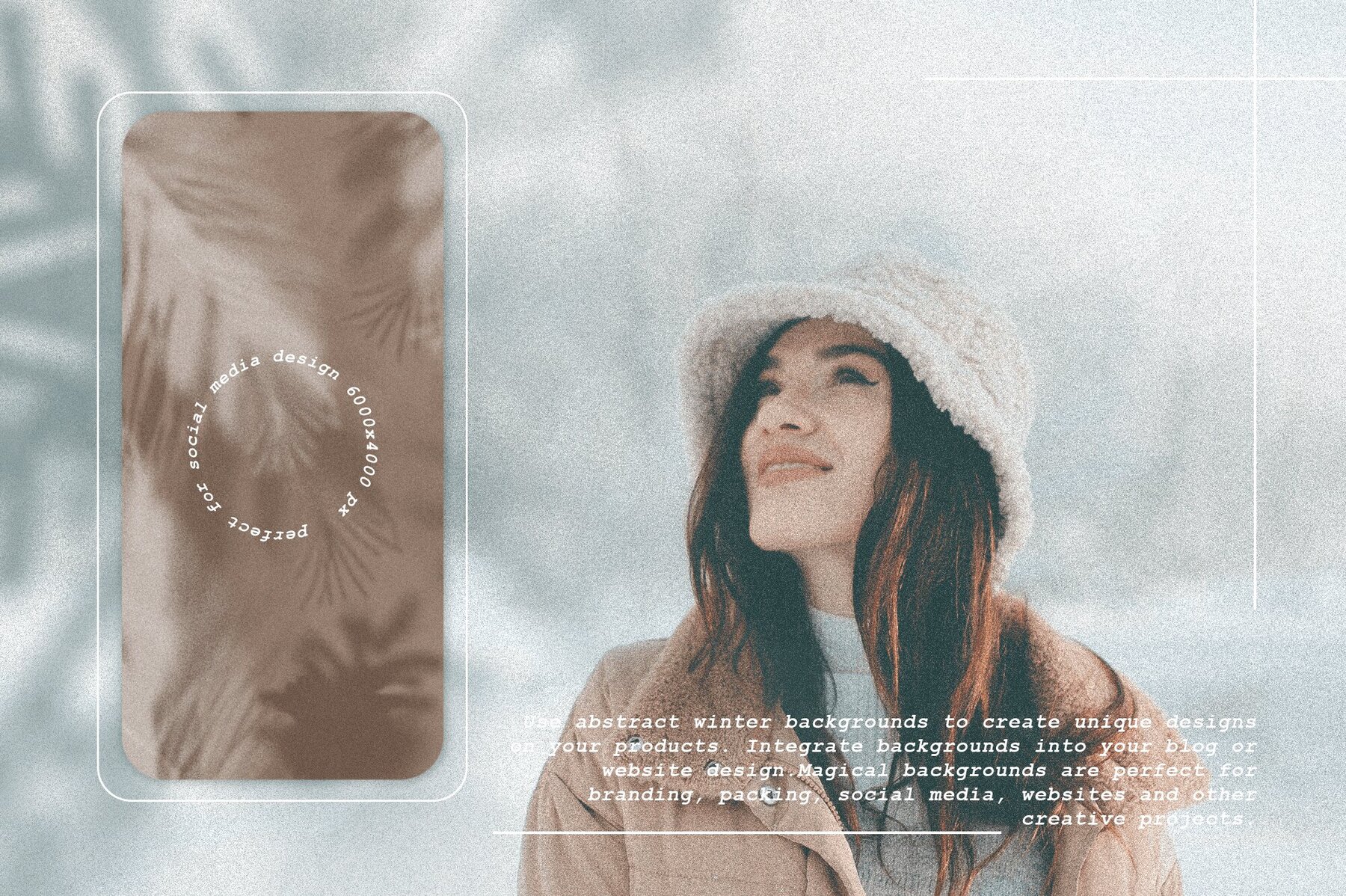 Winter abstract backgrounds 12