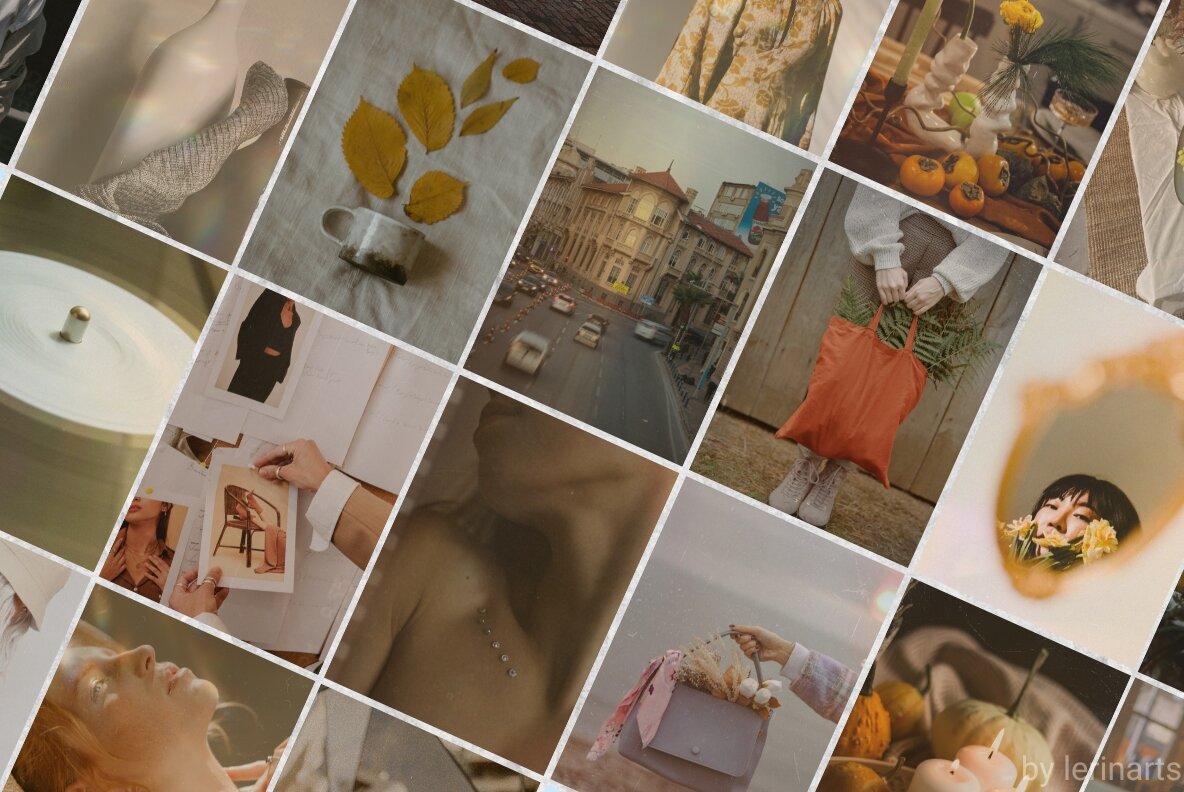 20 Warm vibe film overlay textures 14