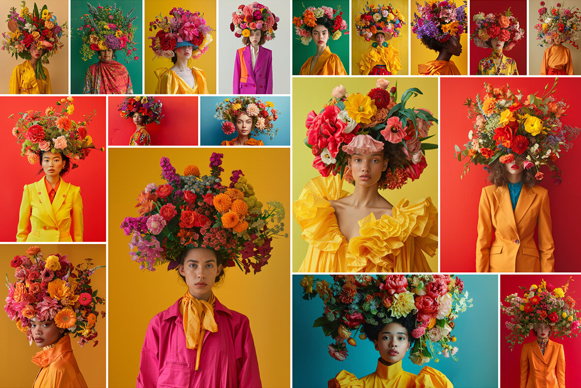 Bouquet on the head 4