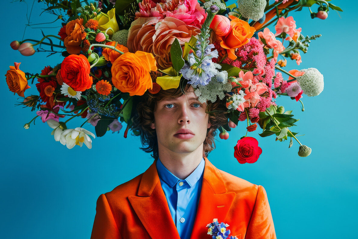 Bouquet on the head 7