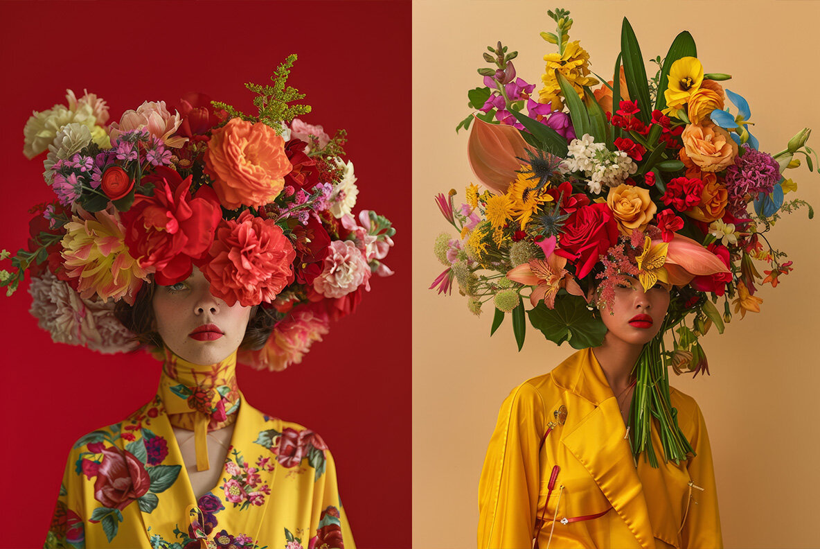 Bouquet on the head 9