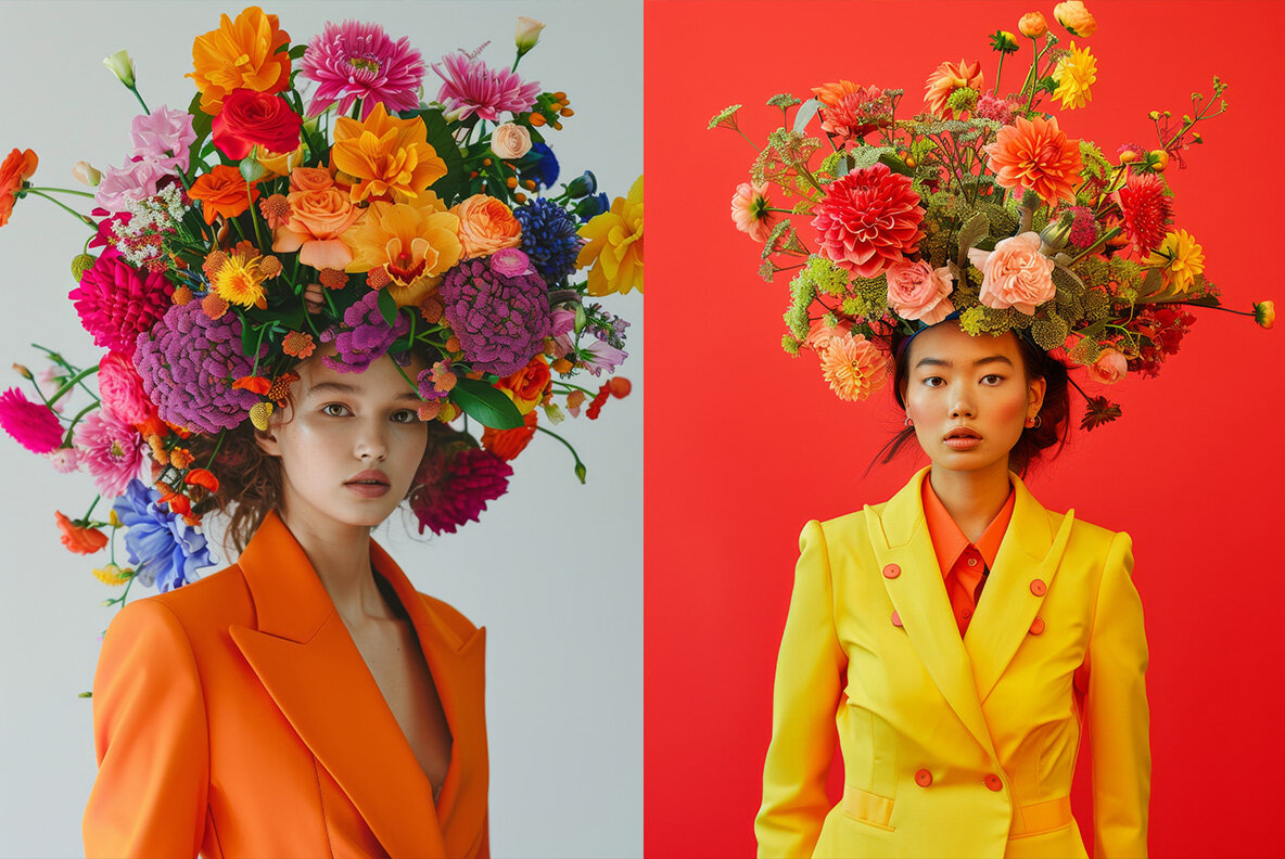 Bouquet on the head 11