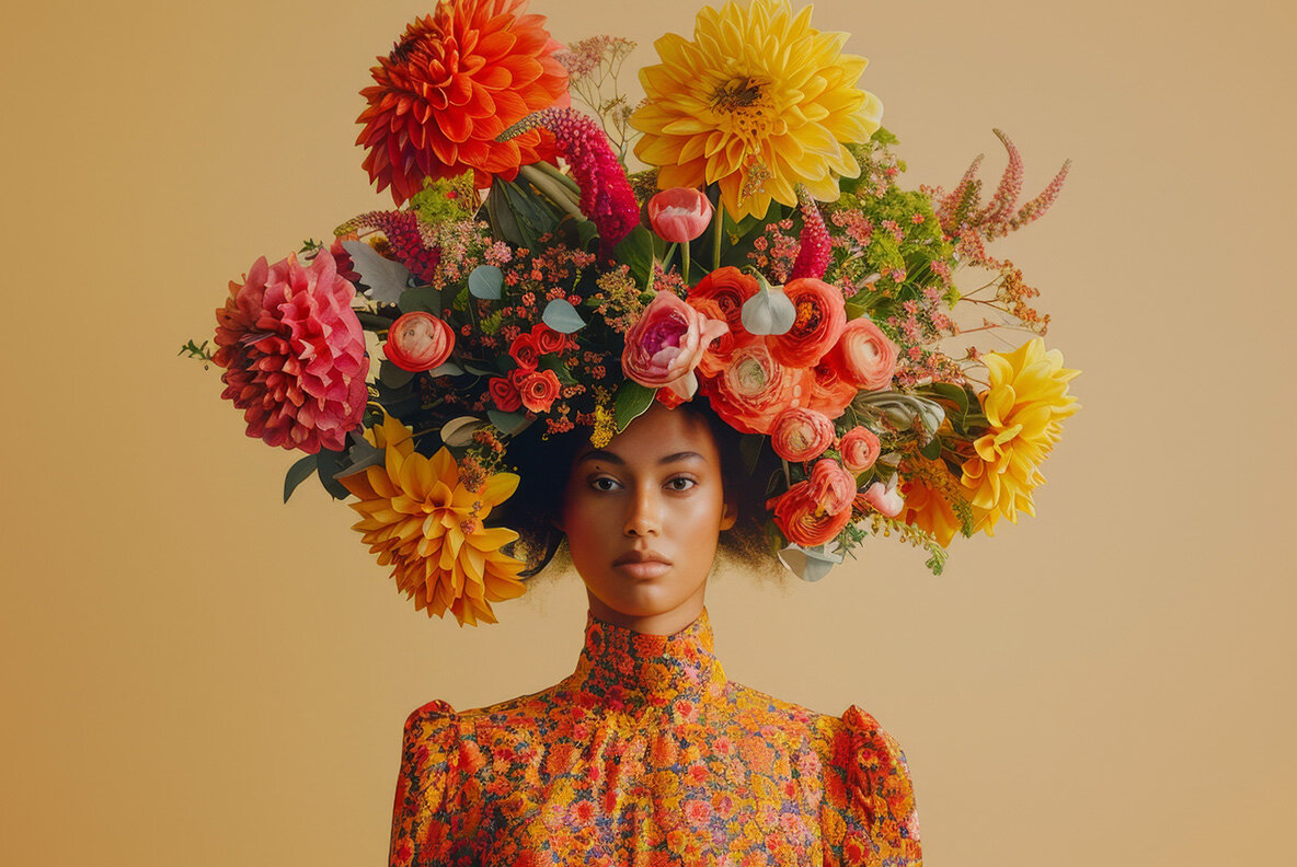 Bouquet on the head 13