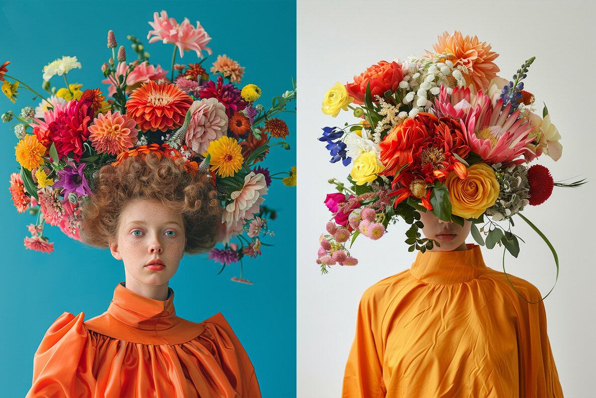 Bouquet on the head 14