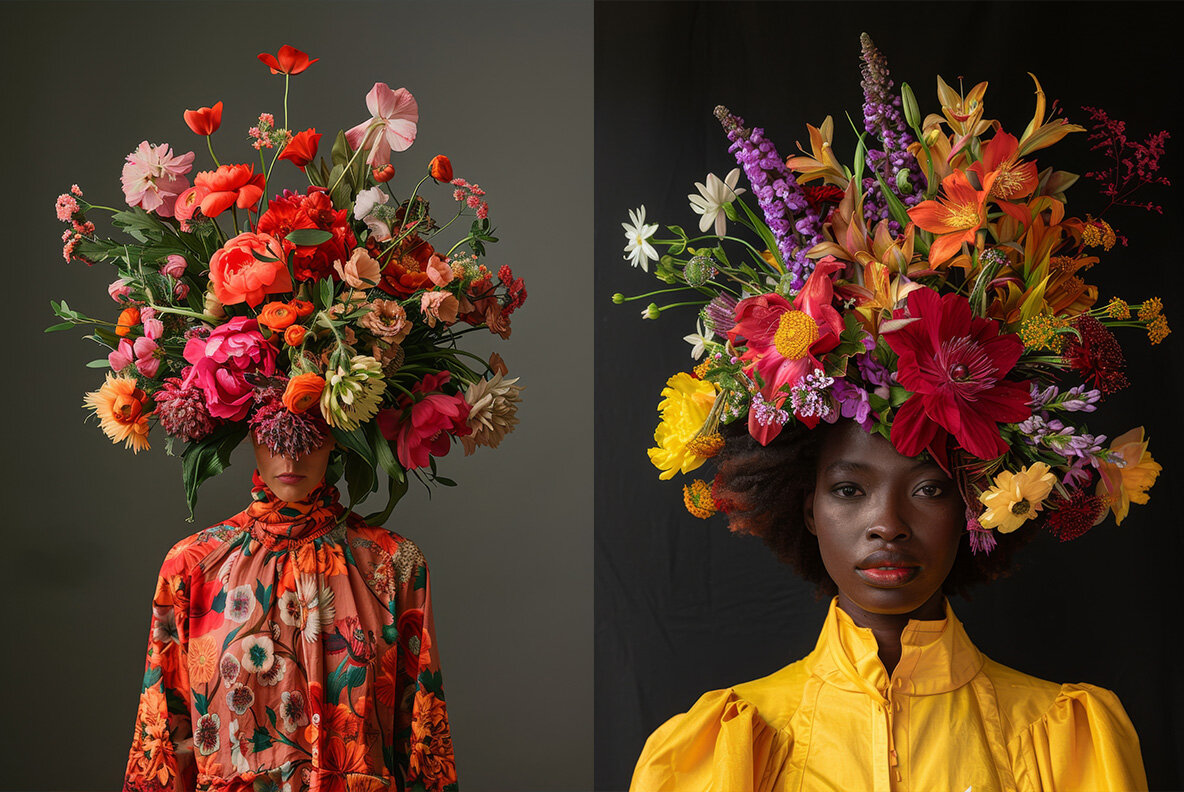 Bouquet on the head 15