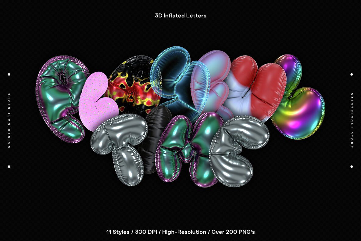 Playful Time   3D Letters 1