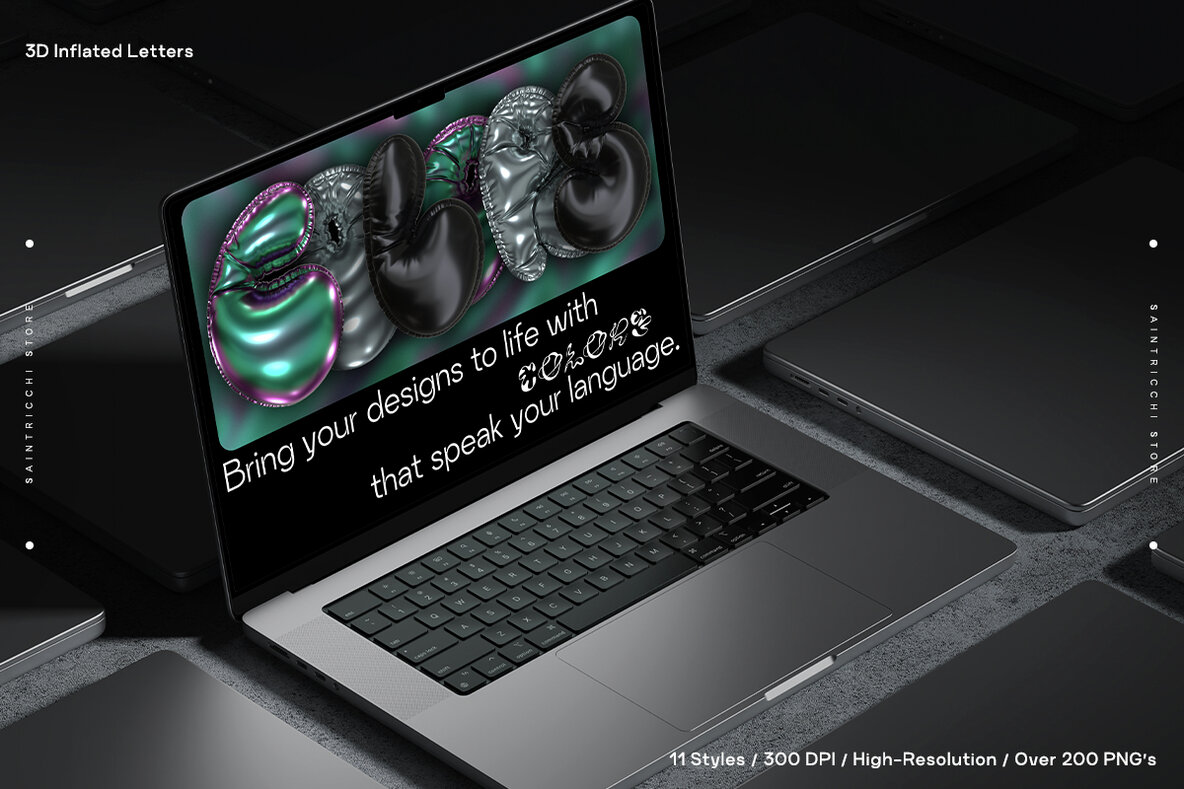 Playful Time   3D Letters 8