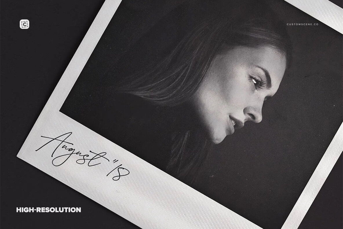 Two Instant Pictures Mockup 3