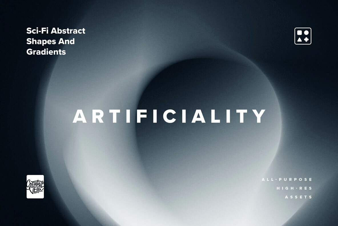 Sci Fi Abstract Shapes and Gradients 2