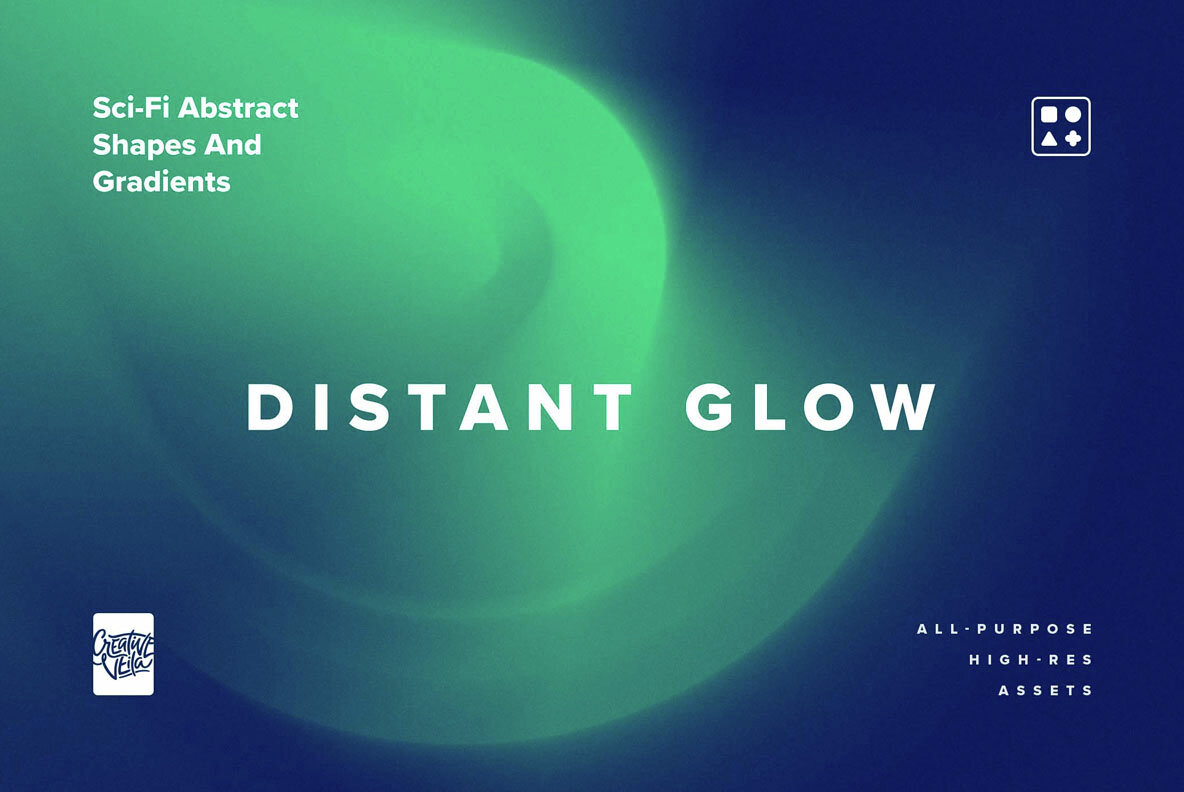 Sci Fi Abstract Shapes and Gradients 4