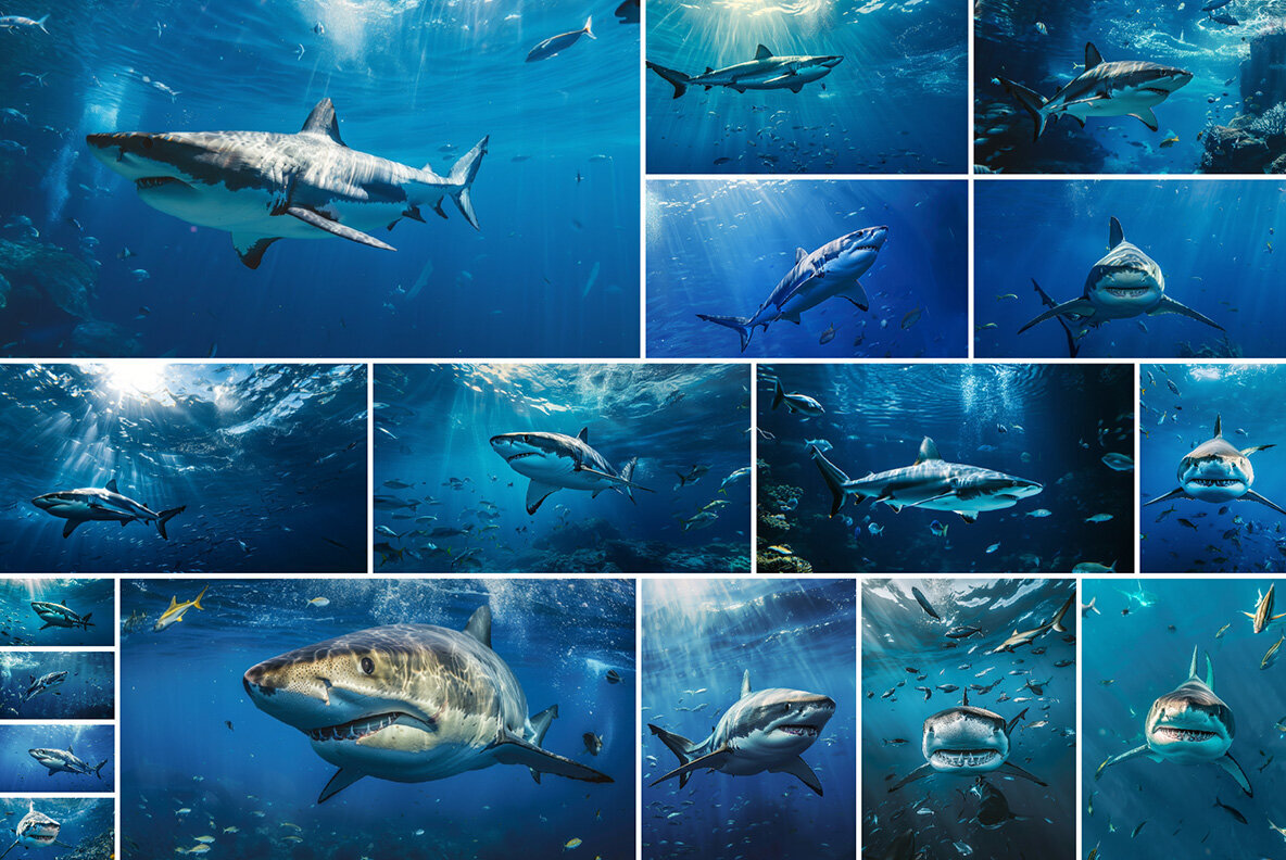 Whales and sharks 2