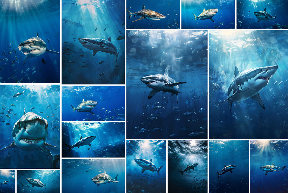 Whales and sharks 4