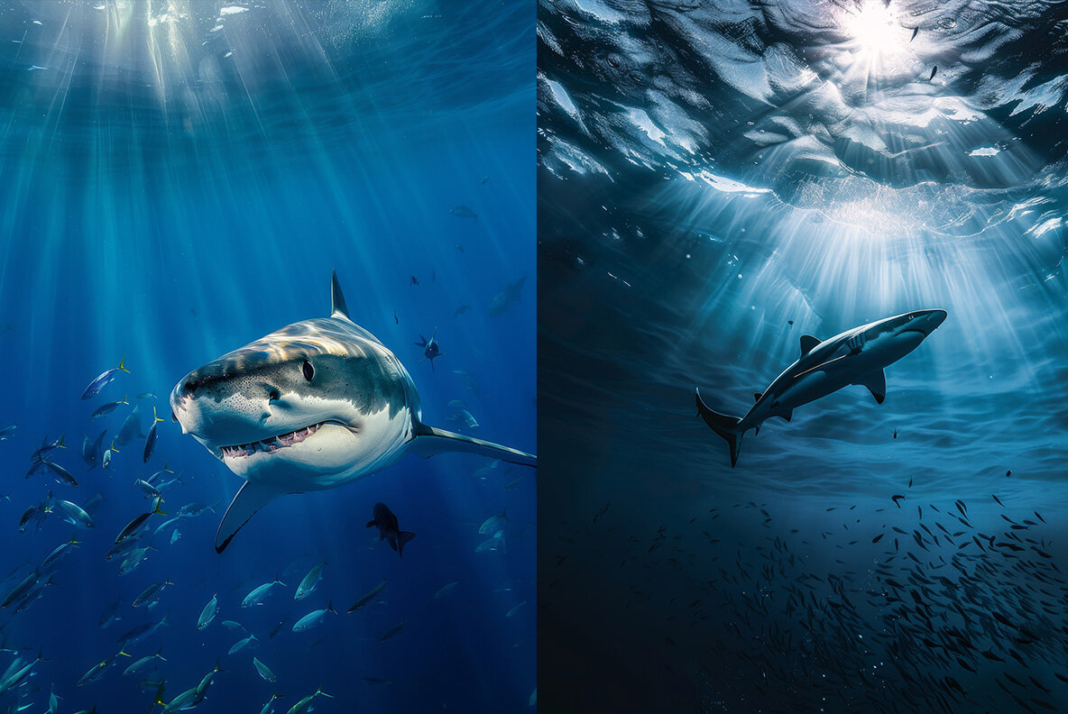 Whales and sharks 14