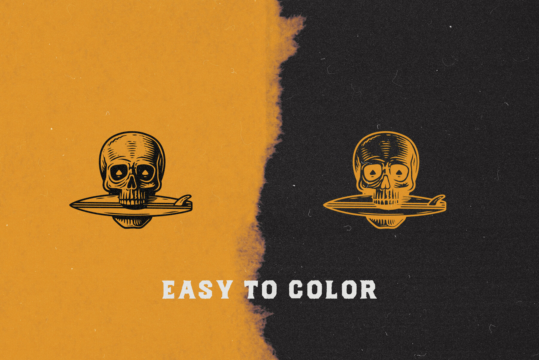 Vintage Surf Badge   Illustrations 4