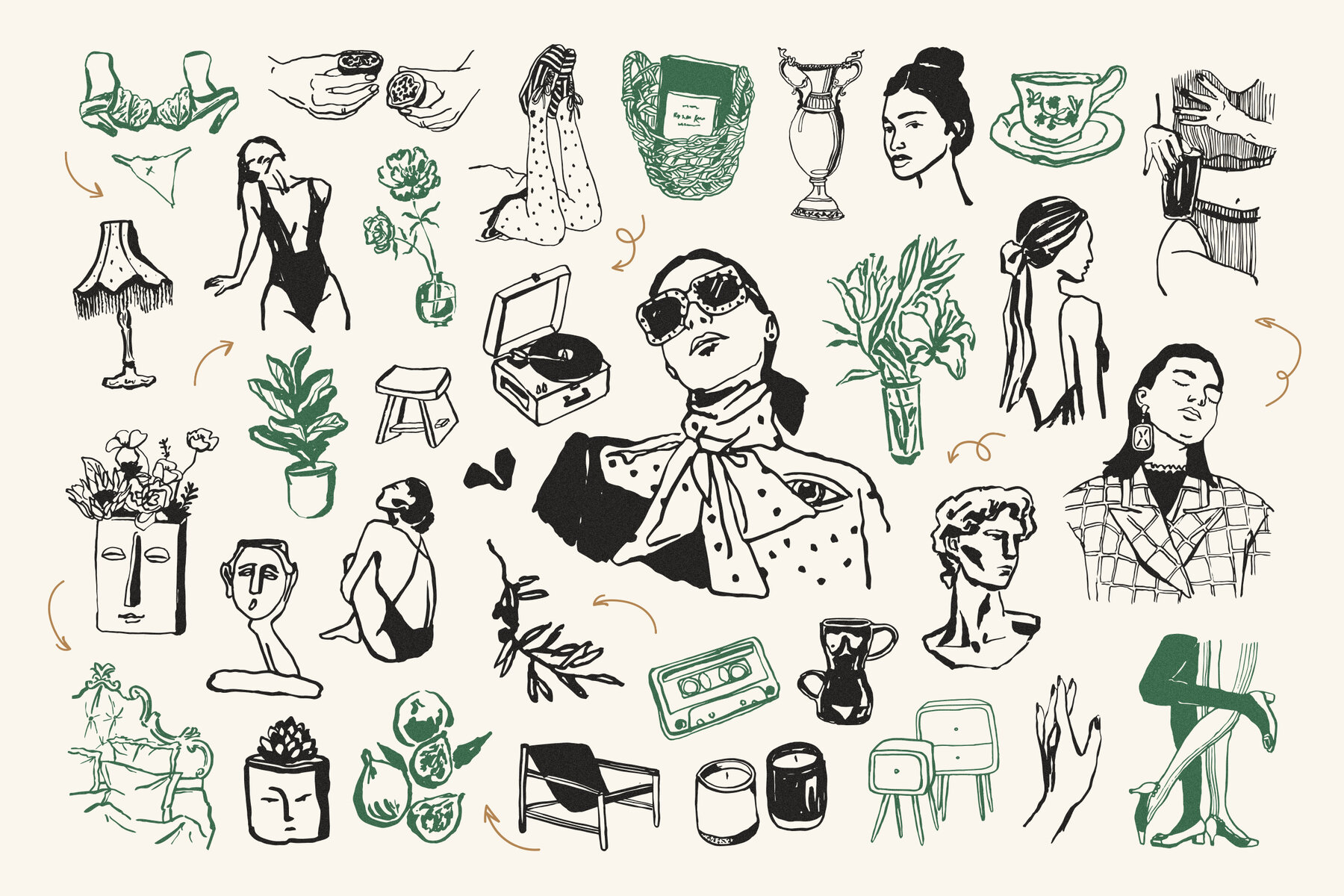 Modern Art Illustrations 5