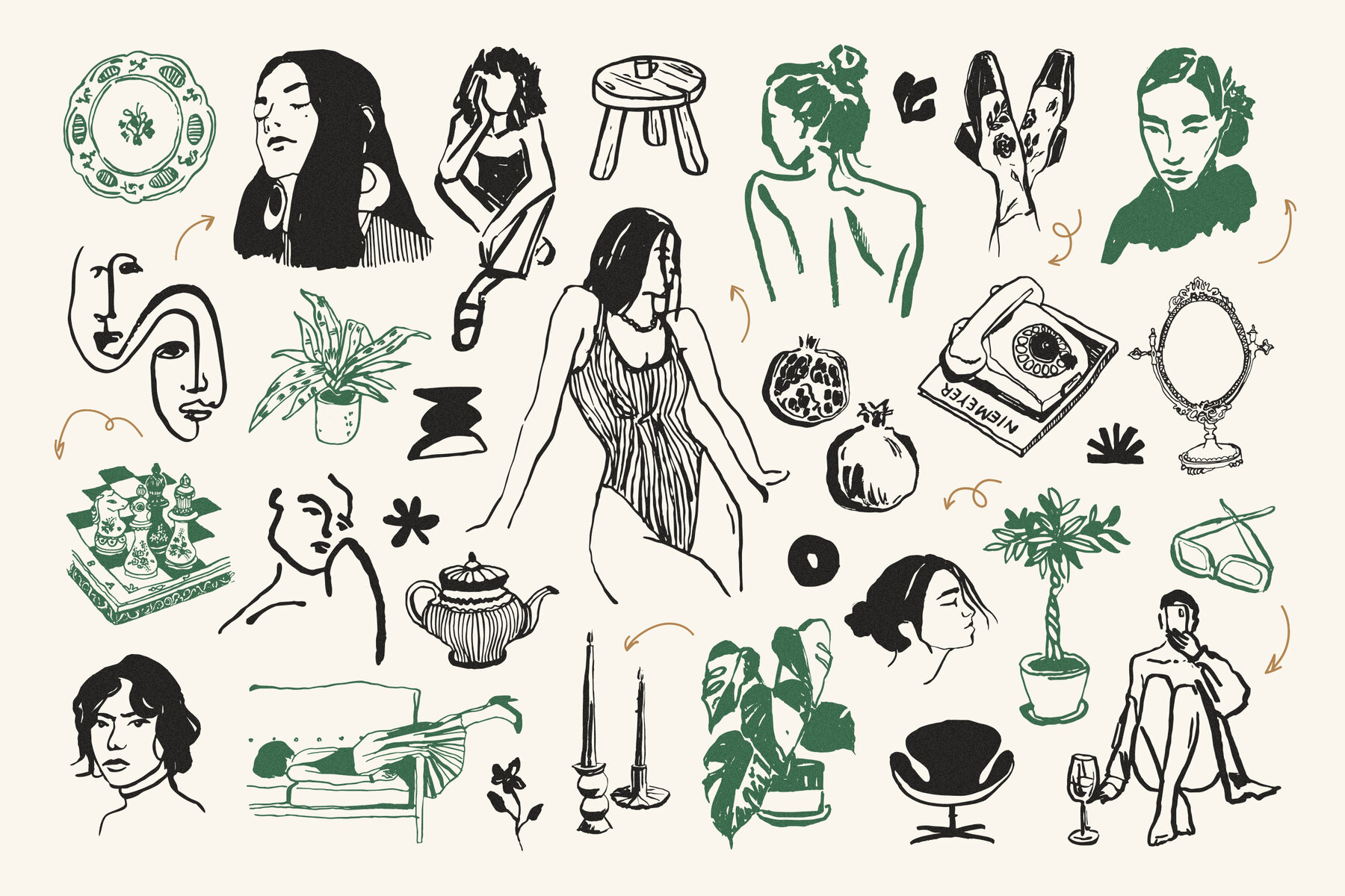 Modern Art Illustrations 7