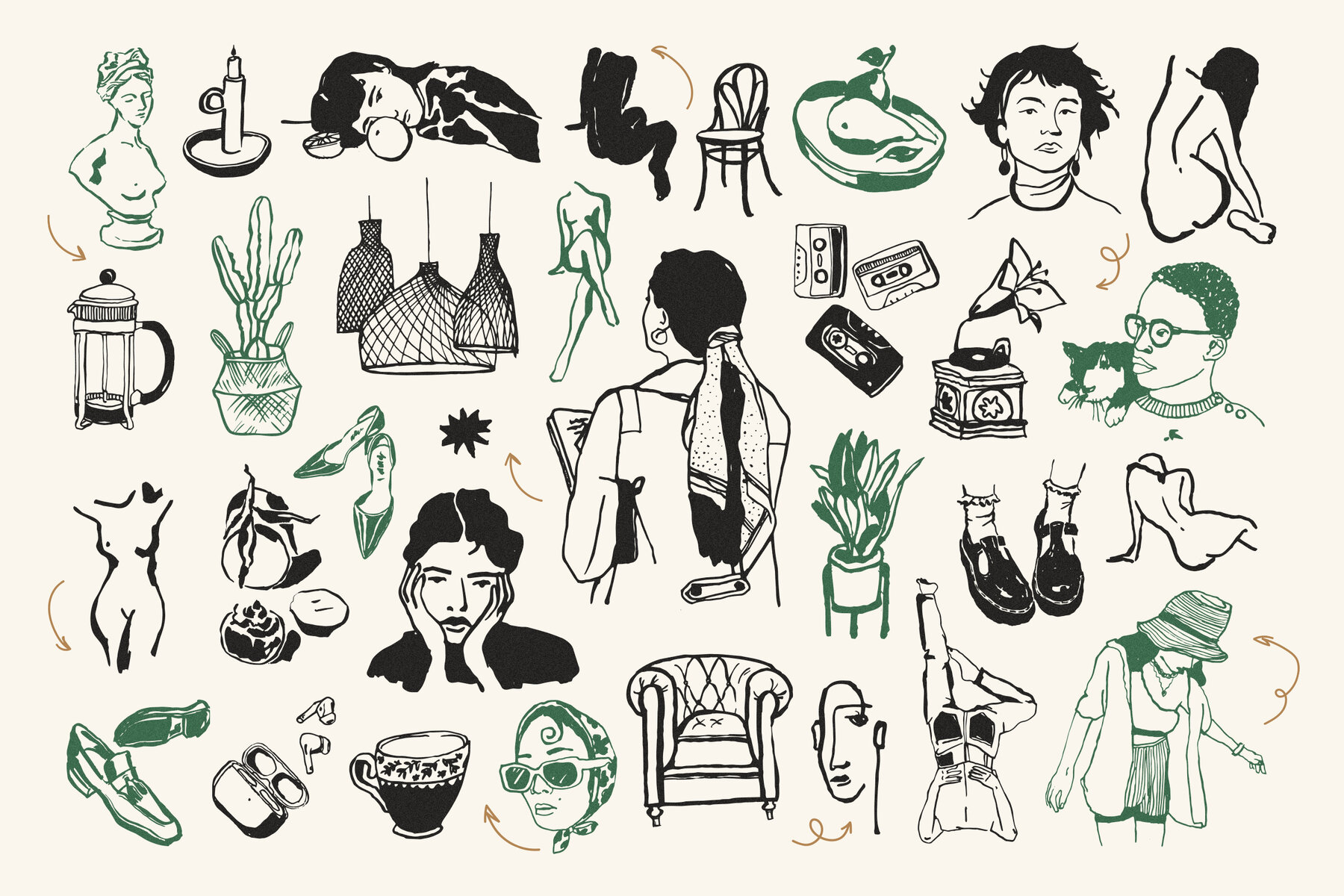 Modern Art Illustrations 11