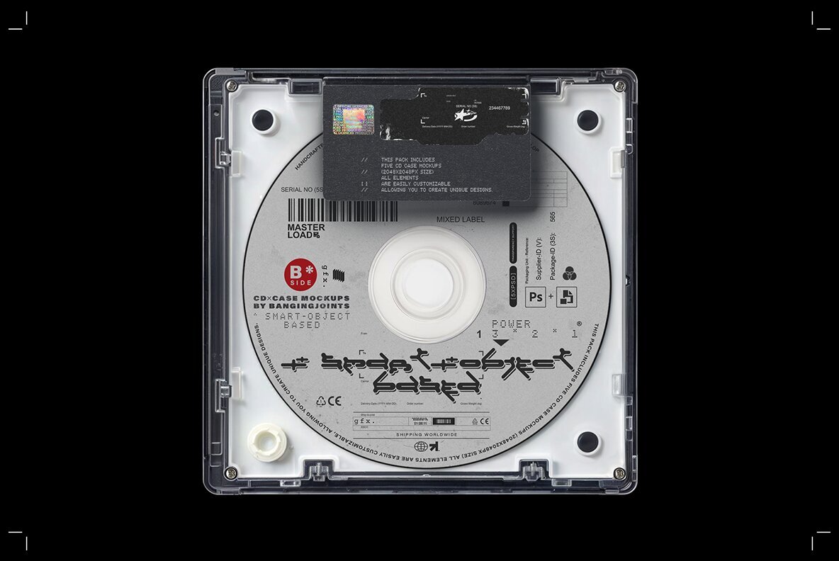 CD Minidisc Tech Y2K Case Mockups 6