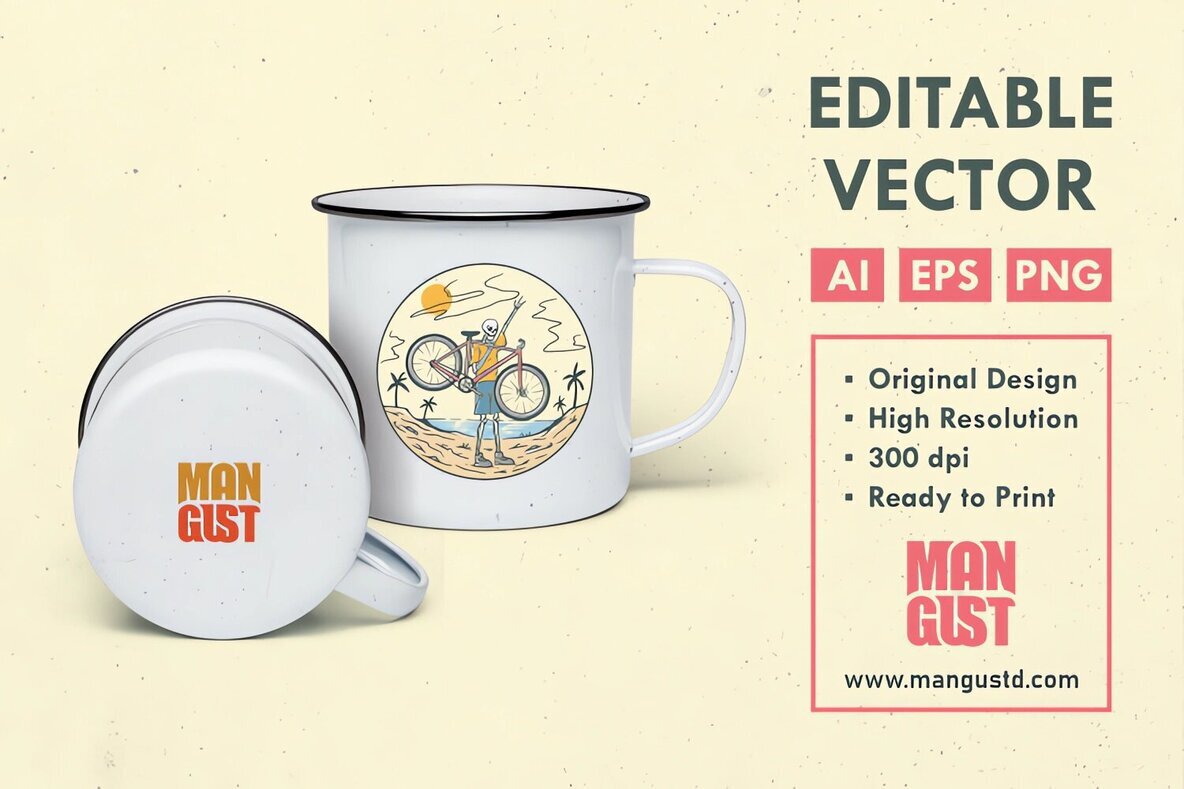 Skeleton Summer Bike 2