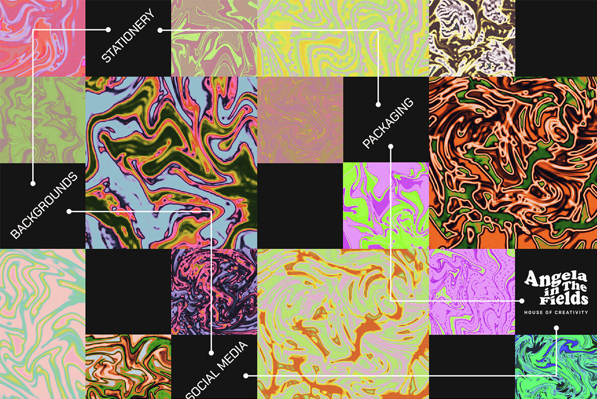 Liquid Rave Abstract Texture Set 7