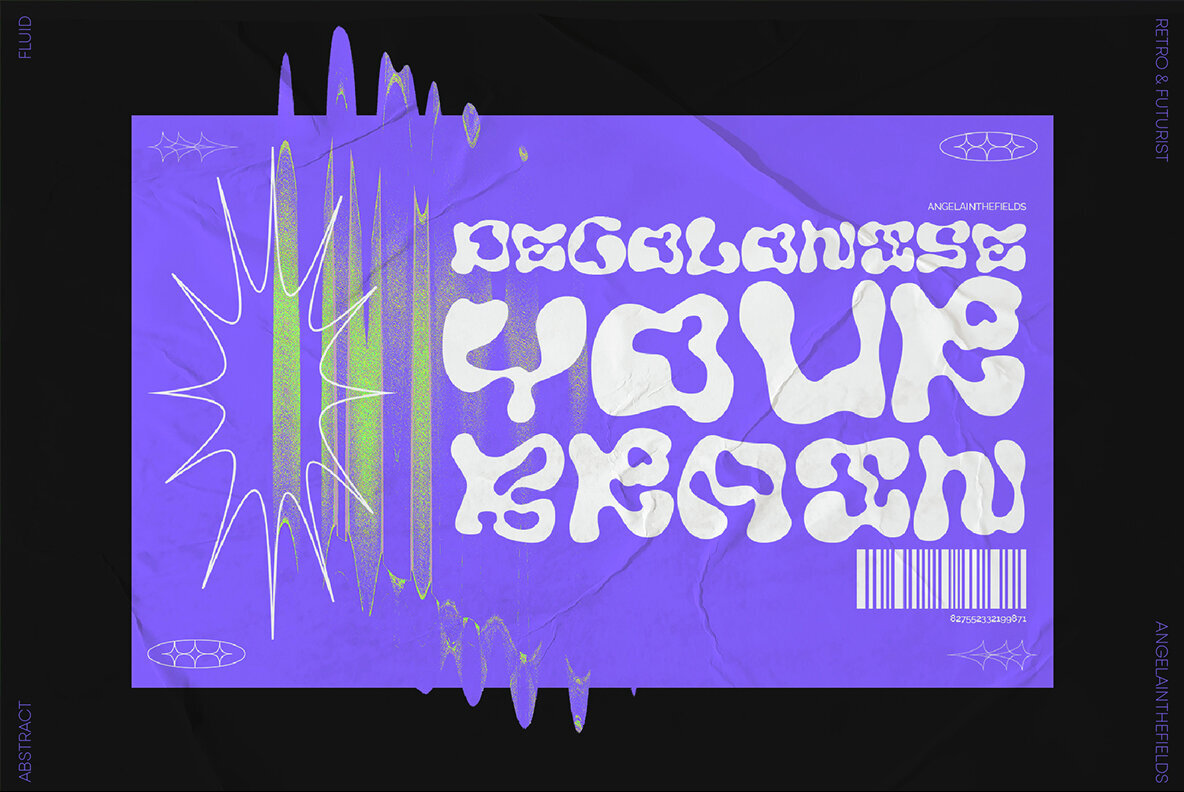 Futuristic Holographic Texture Set 2