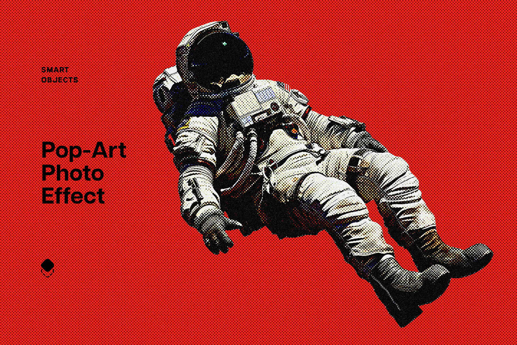 Pop Art Halftone Print Photo Effect 1