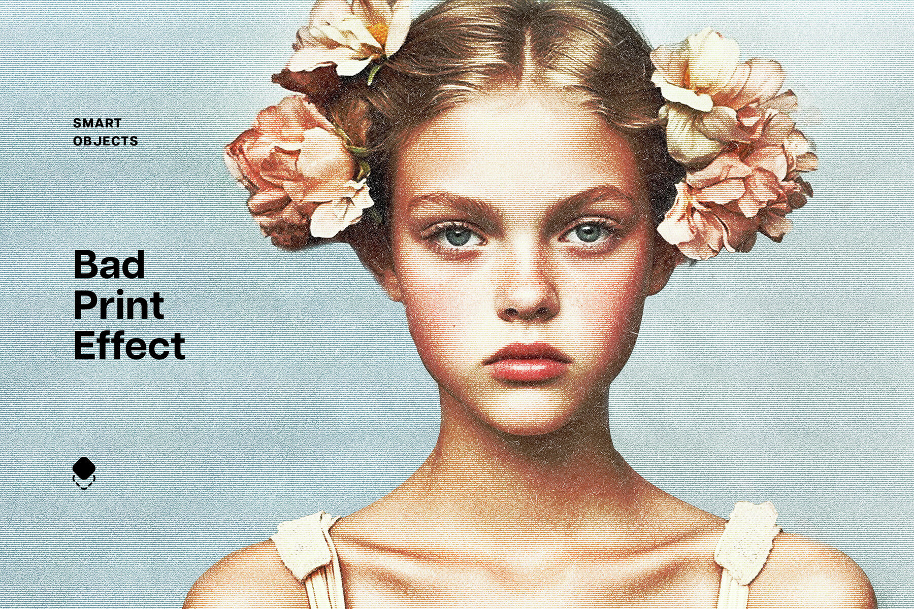 Colored Bad Print Photo Effect 1