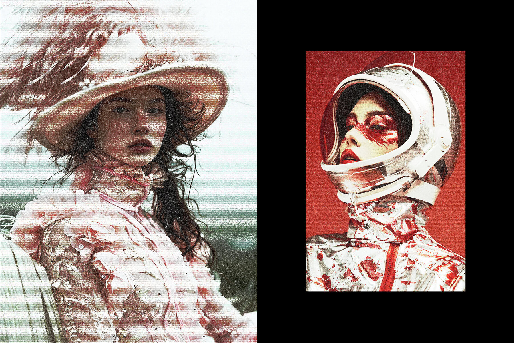 Colored Bad Print Photo Effect 2