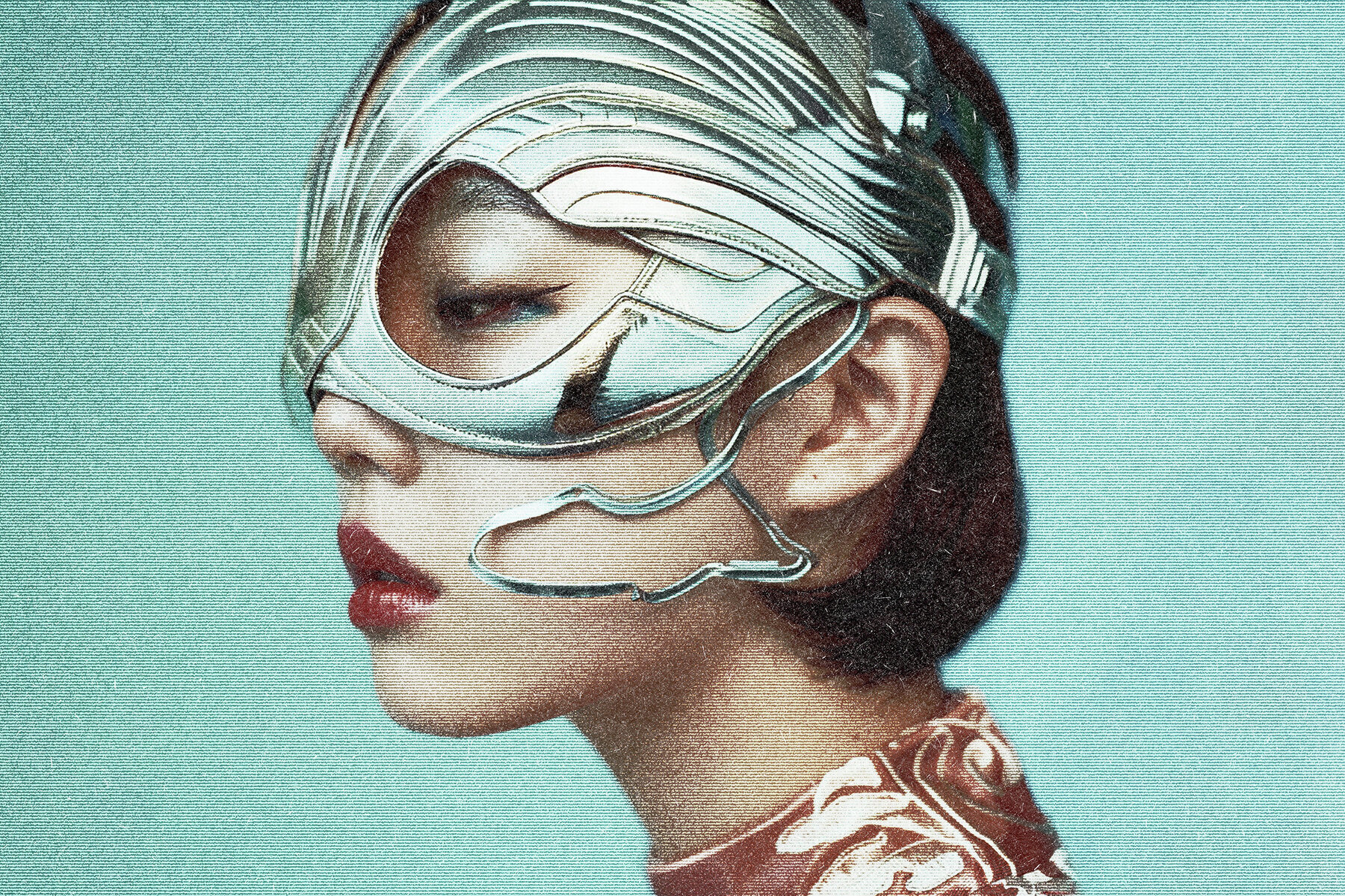 Colored Bad Print Photo Effect 3