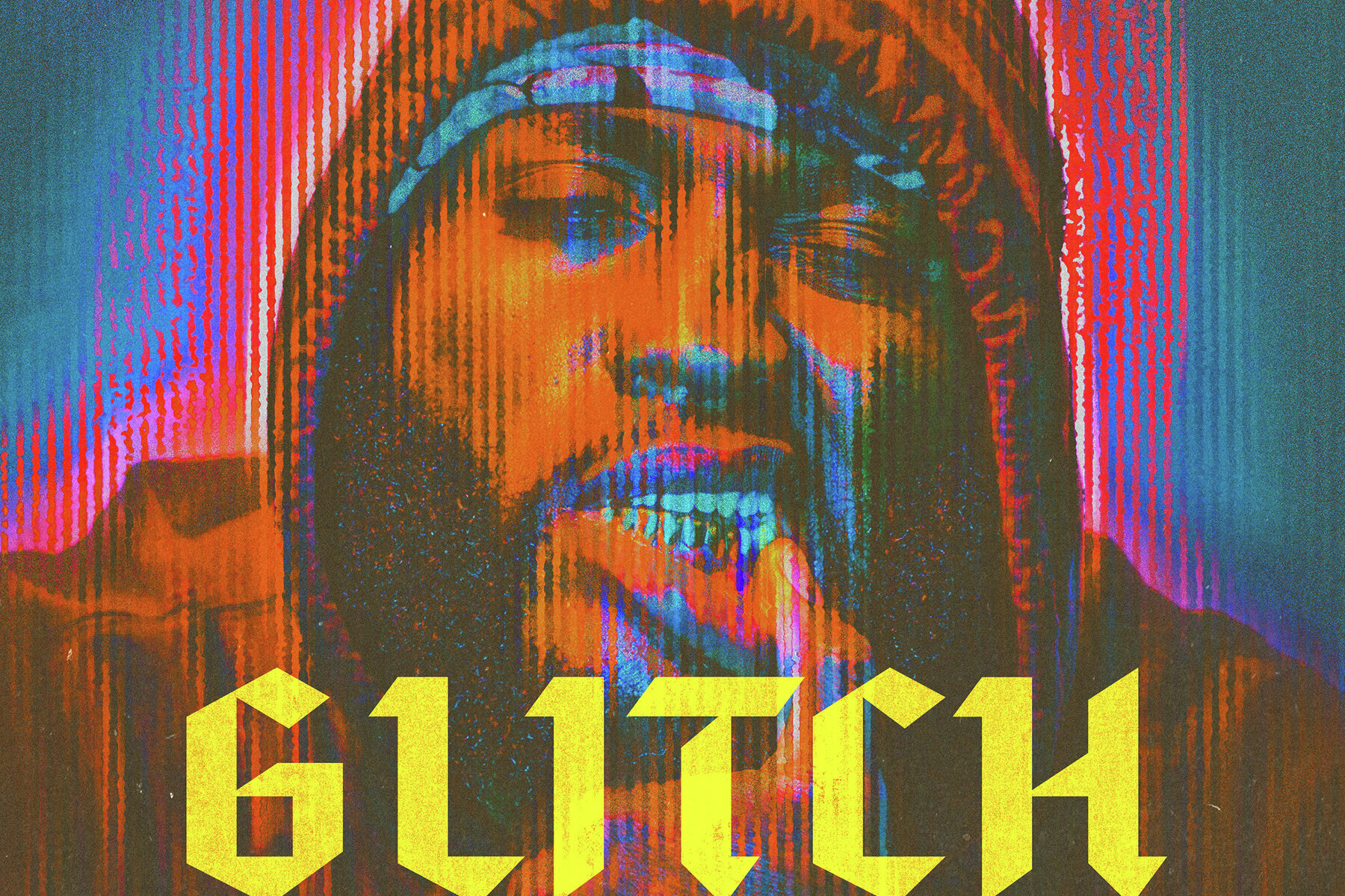 Colorful Glitch Photo Effect 1