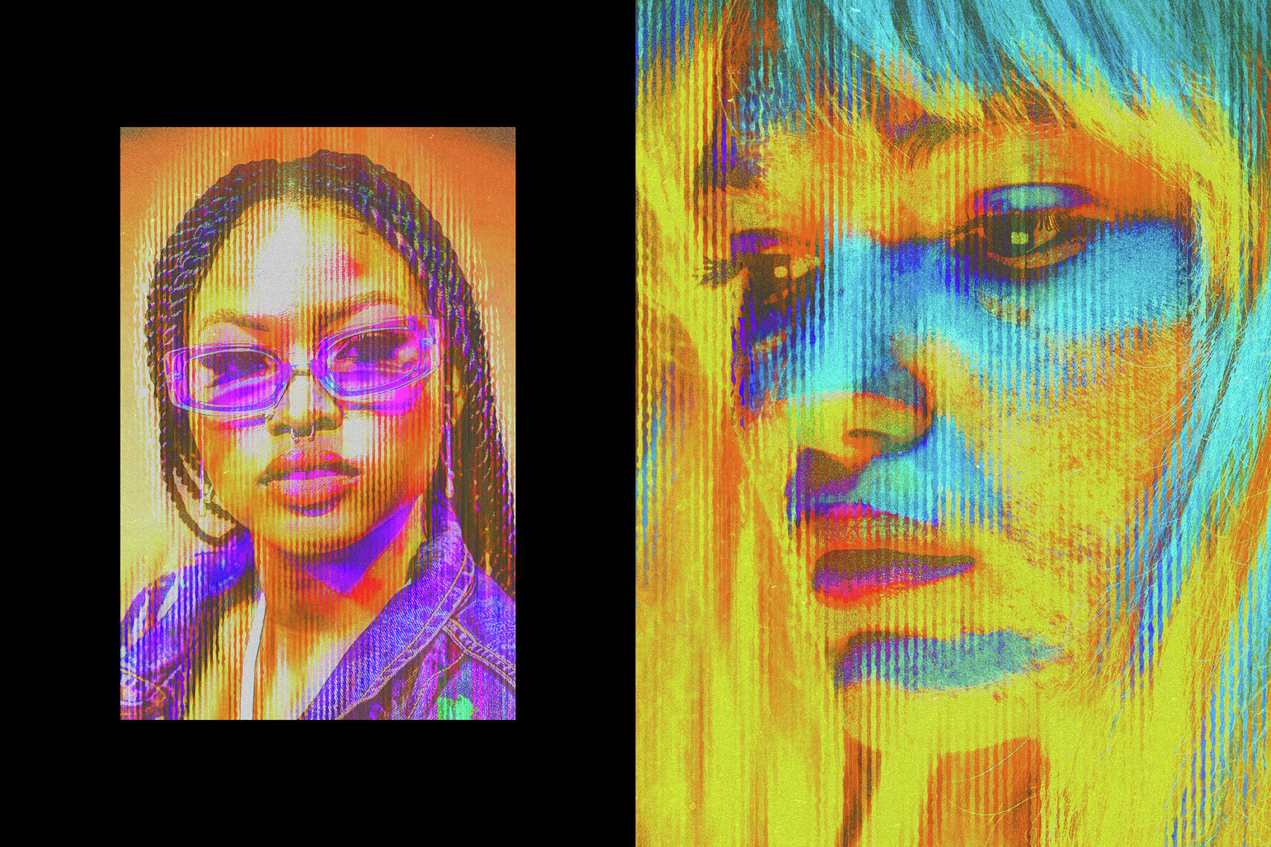 Colorful Glitch Photo Effect 3