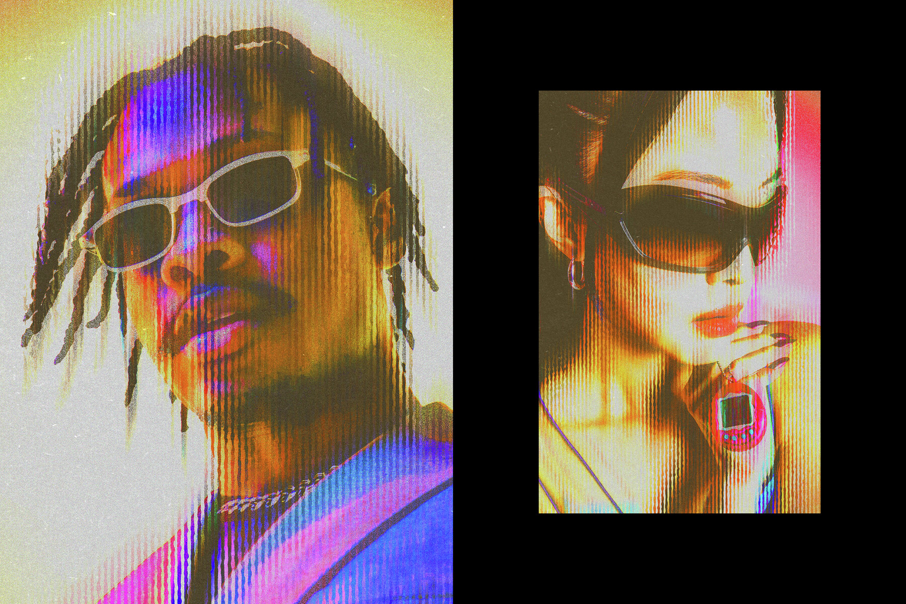 Colorful Glitch Photo Effect 6