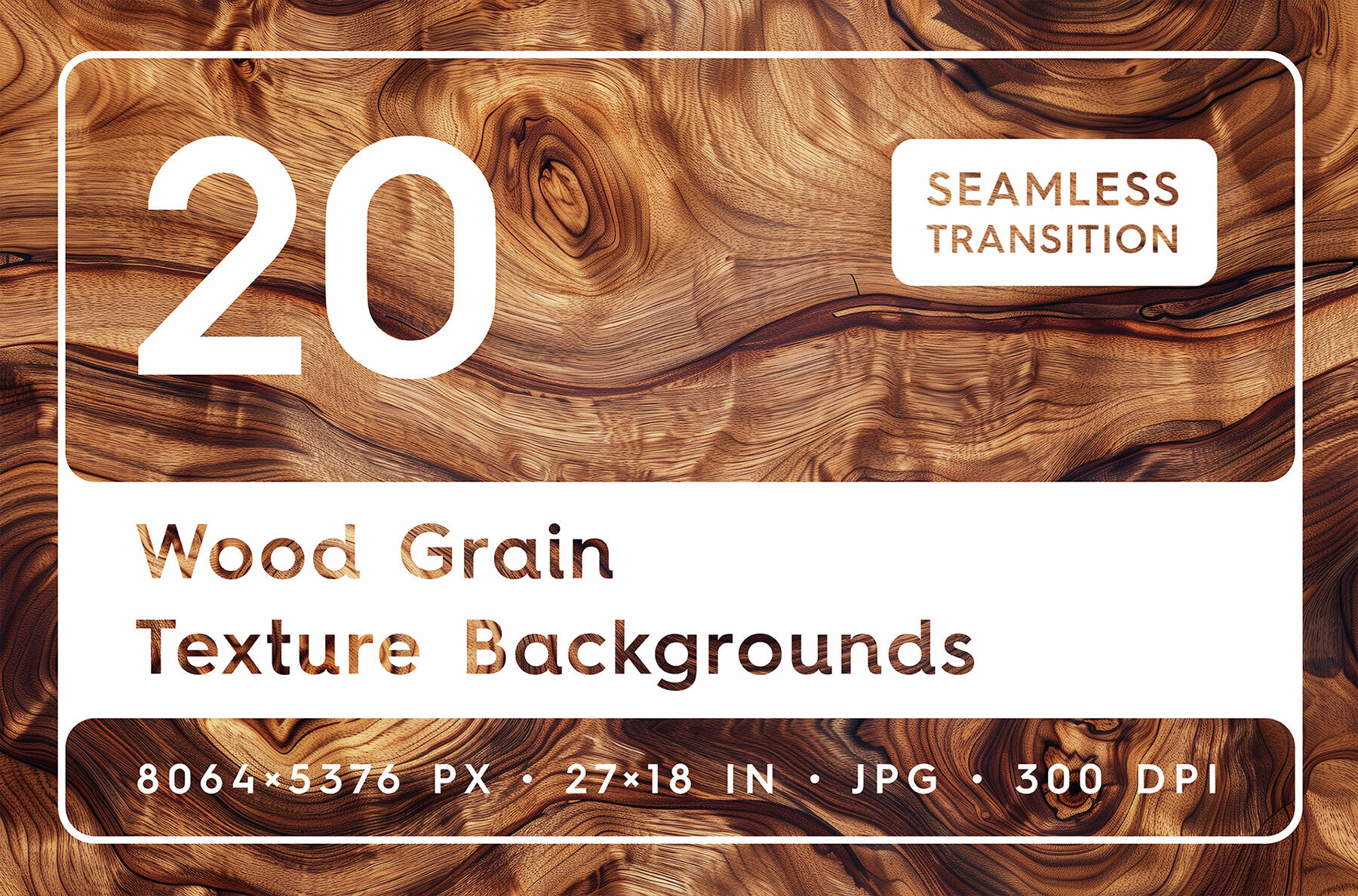 20 Wood Grain Texture Backgrounds 1