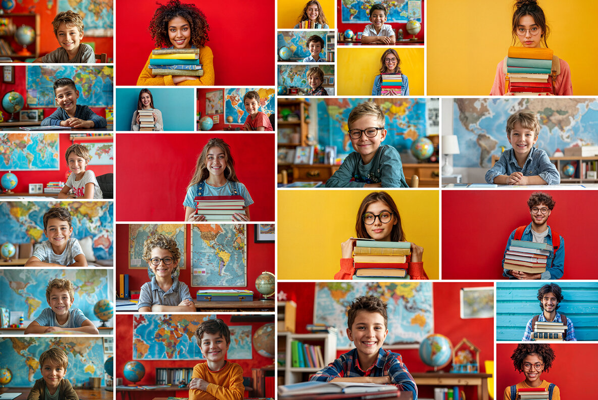 School Children and students 6