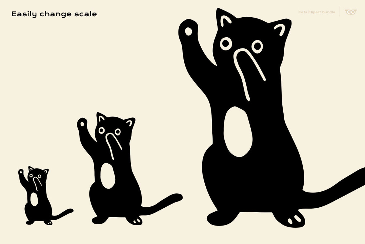 Cats Clipart Bundle 4