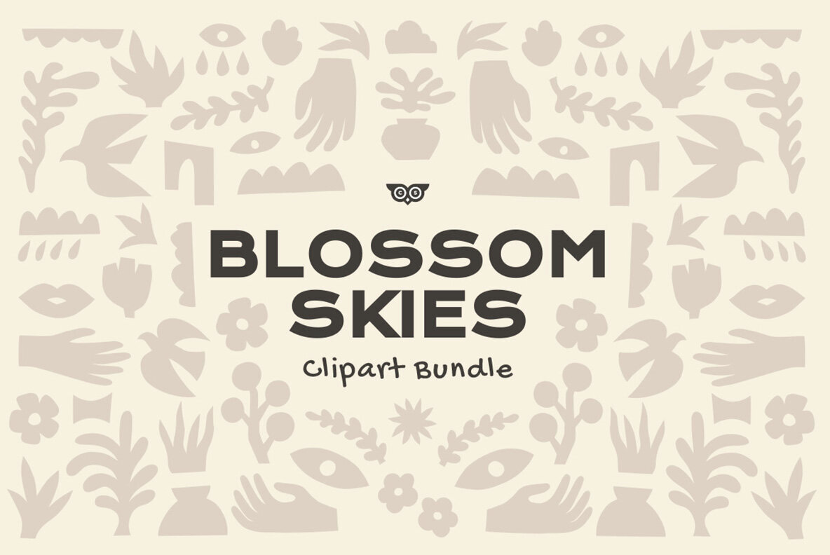 Blossom Skies Clipart Bundle 1