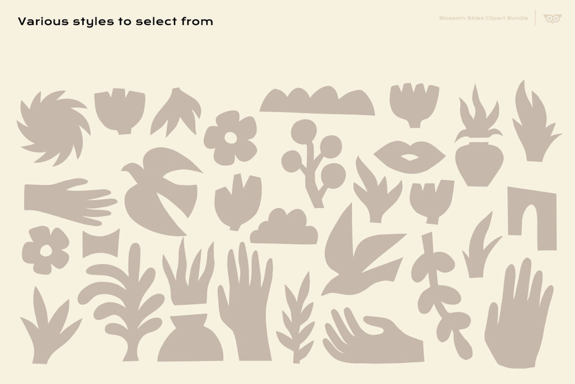 Blossom Skies Clipart Bundle 4