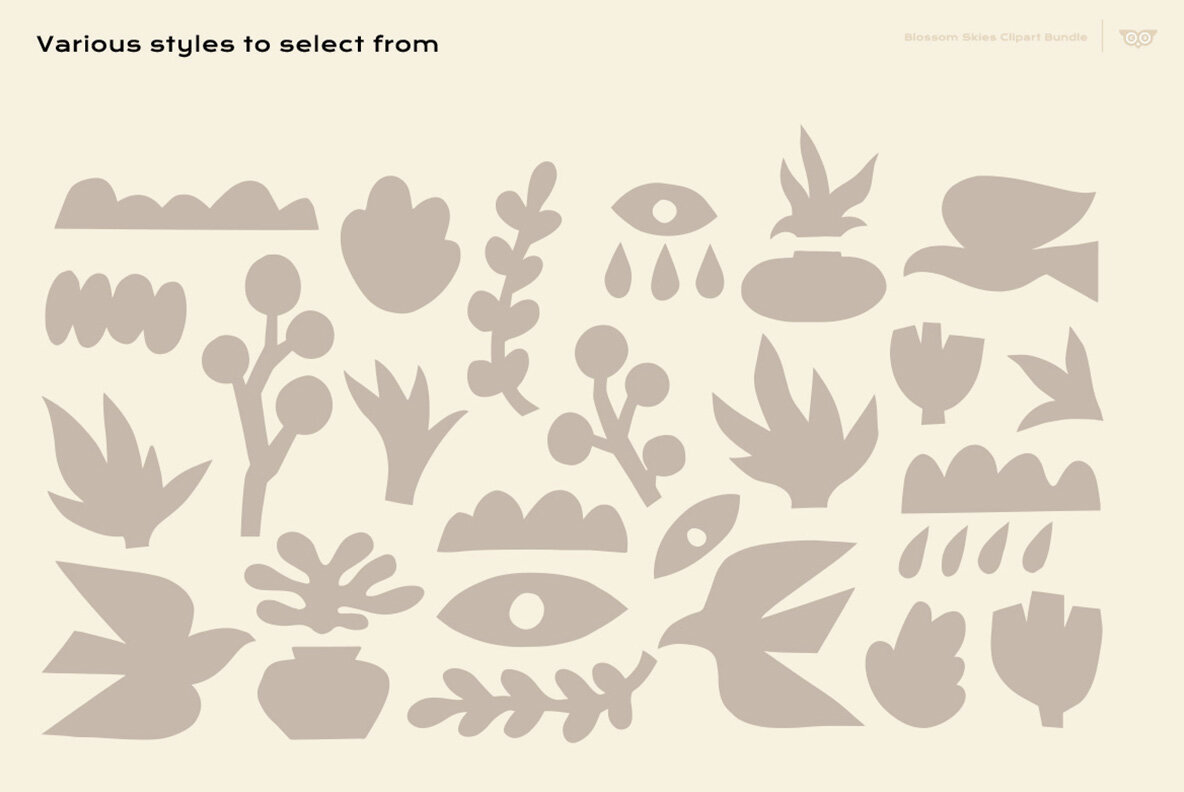 Blossom Skies Clipart Bundle 6