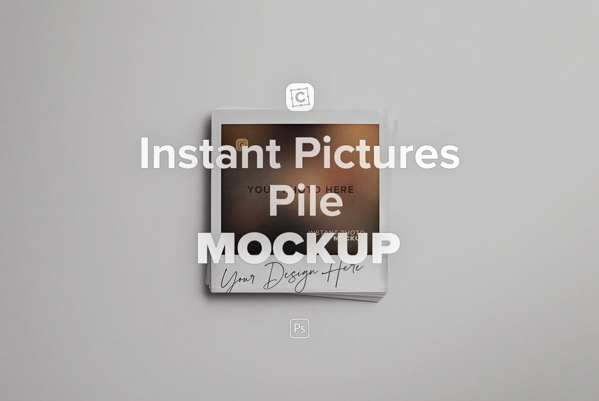 Instant Pictures Mockup Pile 1
