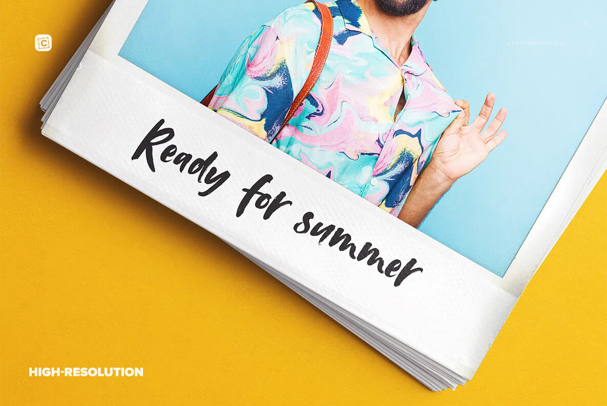 Instant Pictures Mockup Pile 3