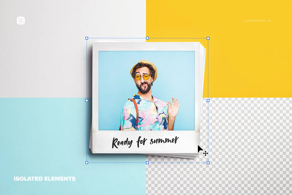 Instant Pictures Mockup Pile 4