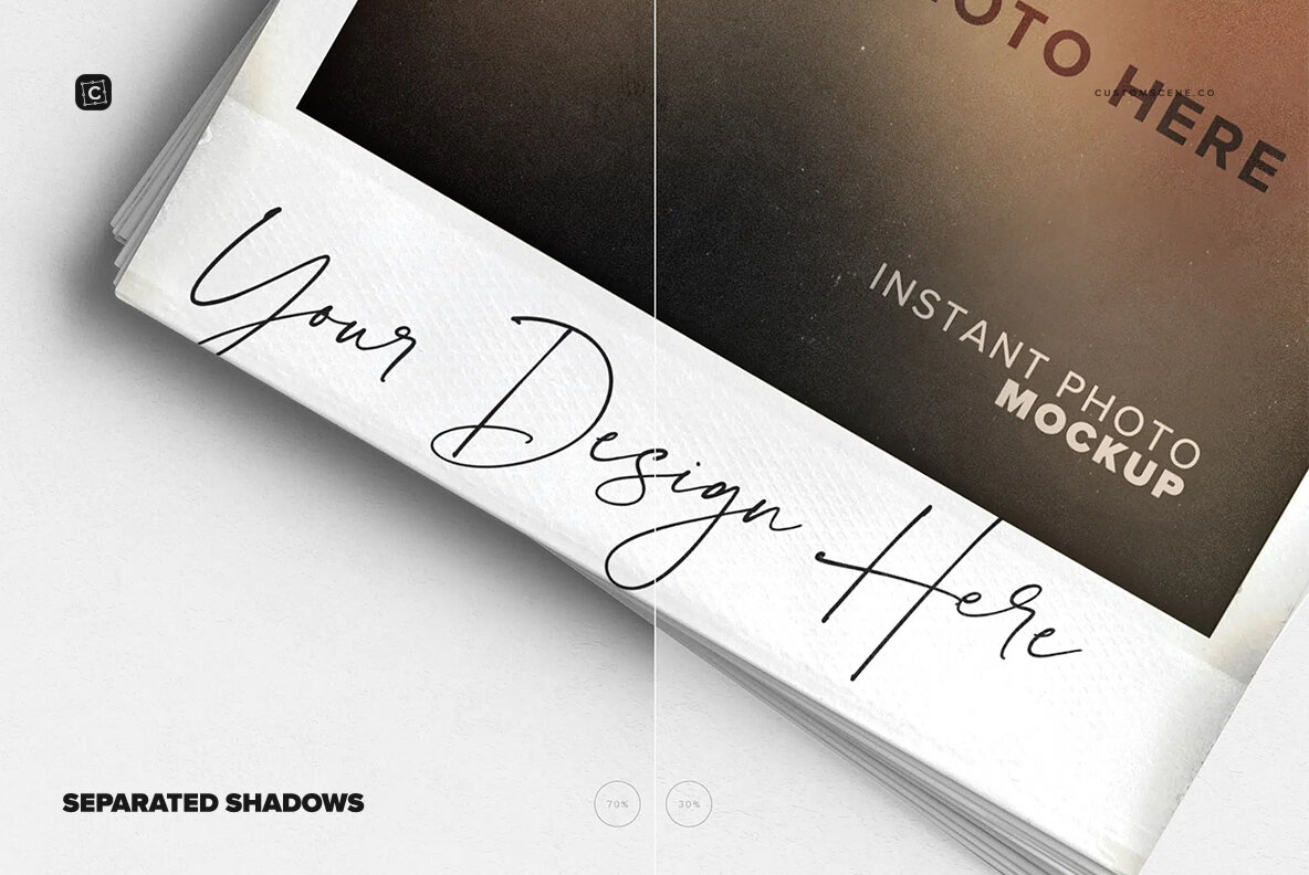 Instant Pictures Mockup Pile 7